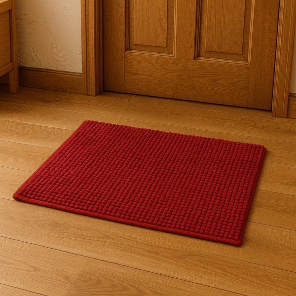 Maroon Bubble Style Doormats